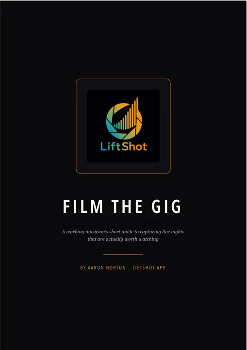 Film the Gig — the free book